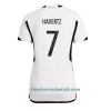 Camiseta de fútbol Alemania Kai Havertz 7 Primera Equipación Mundial 2022 - Mujer